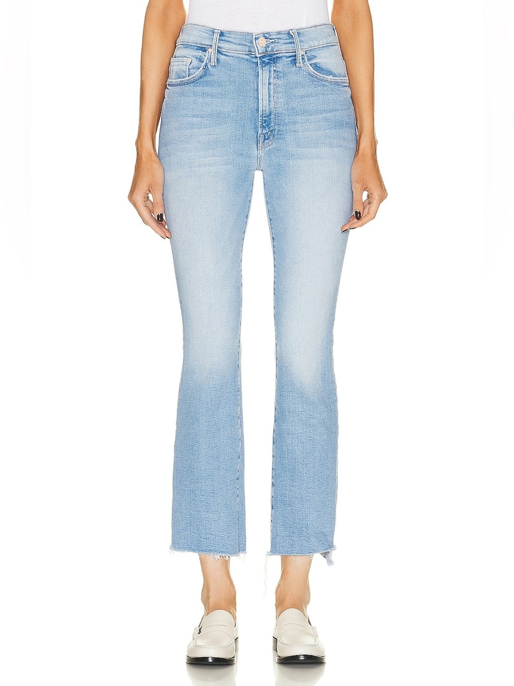 MOTHER Denim “The Insider Crop Step Fray” — Limited Edition, Size 25